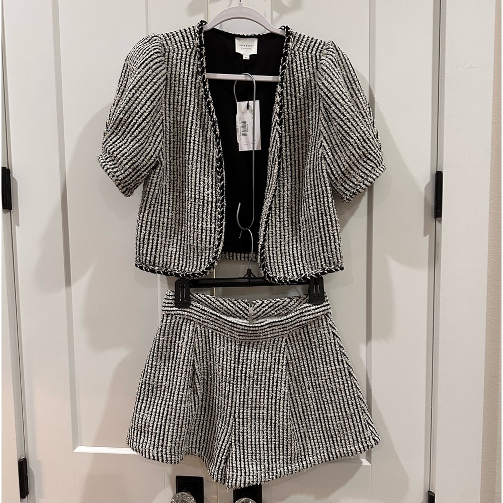 Sundays short and jacket set.      NWT